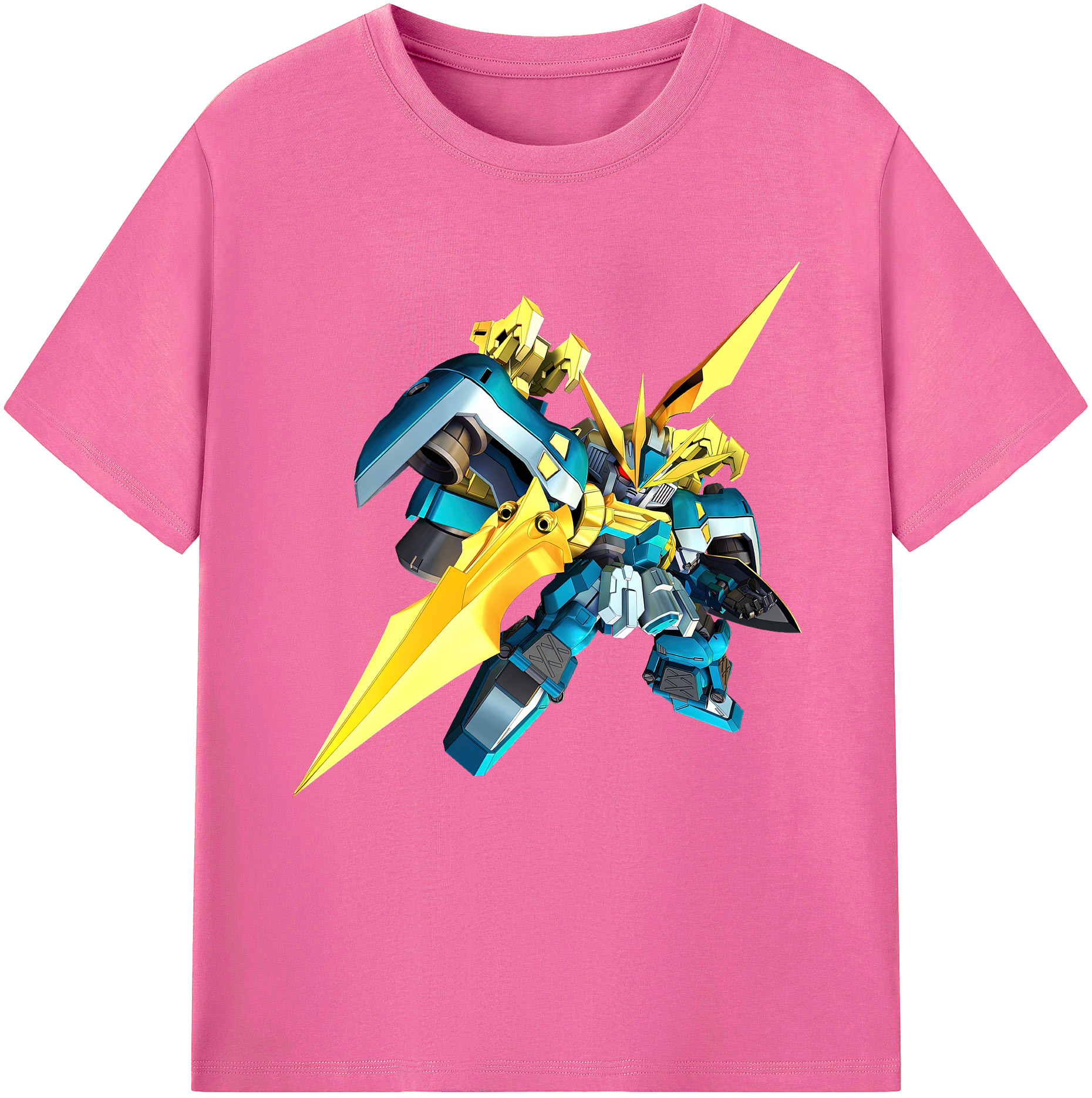 （画像用） 機動戦士ガンダム Mobile Suit Gundam レディースカジュアルプリントTシャツ（綿100％）